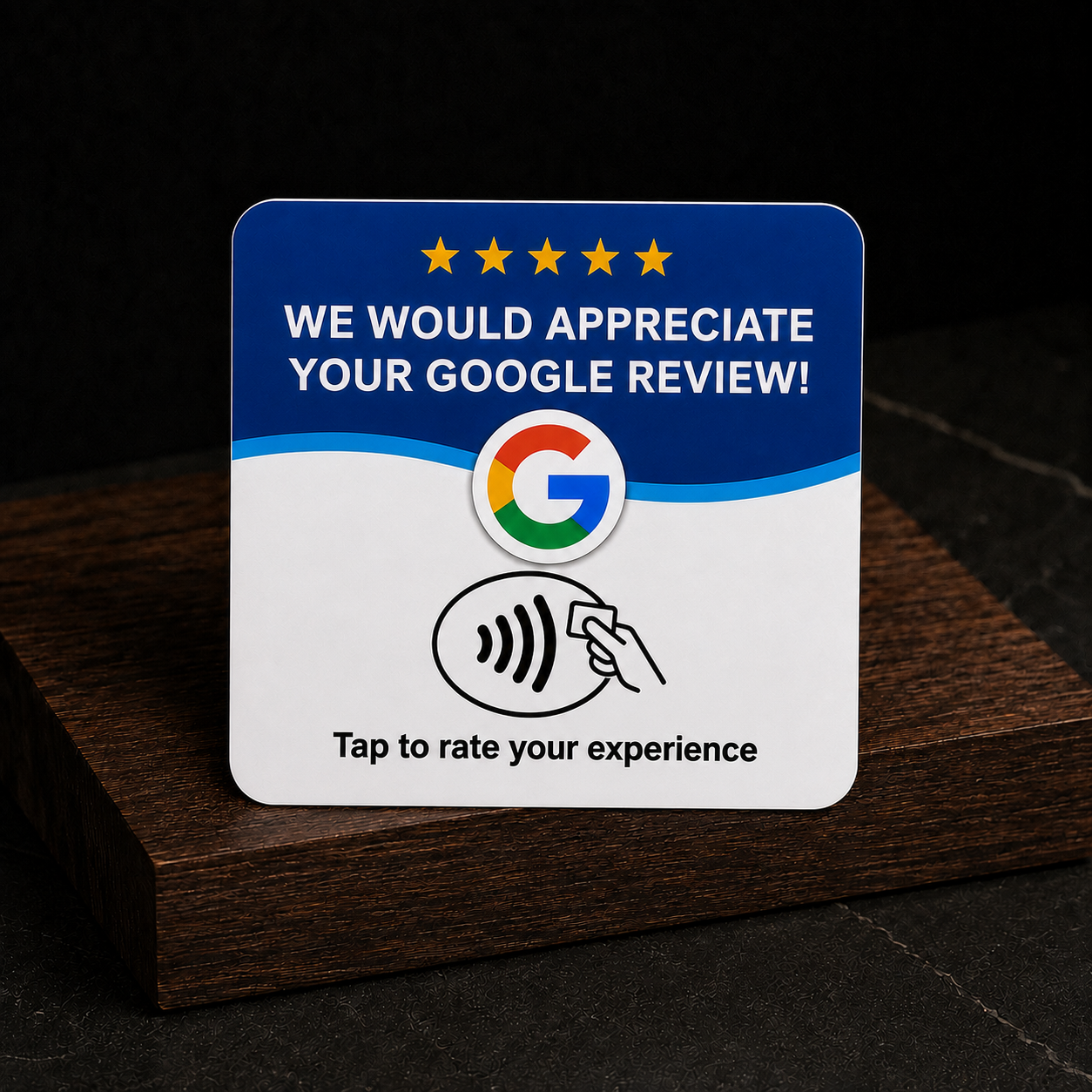 Rechteckige Review Card