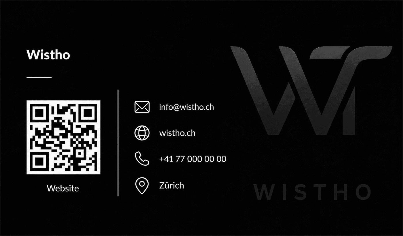 Visitenkarte Rückseite